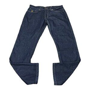 Rocawear Mens Slim Fit Blue Jeans Size 32 Embroidered‎ Pocket